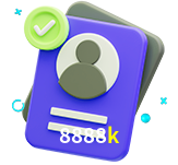 Tornar-se um membro do 8888k é muito simples